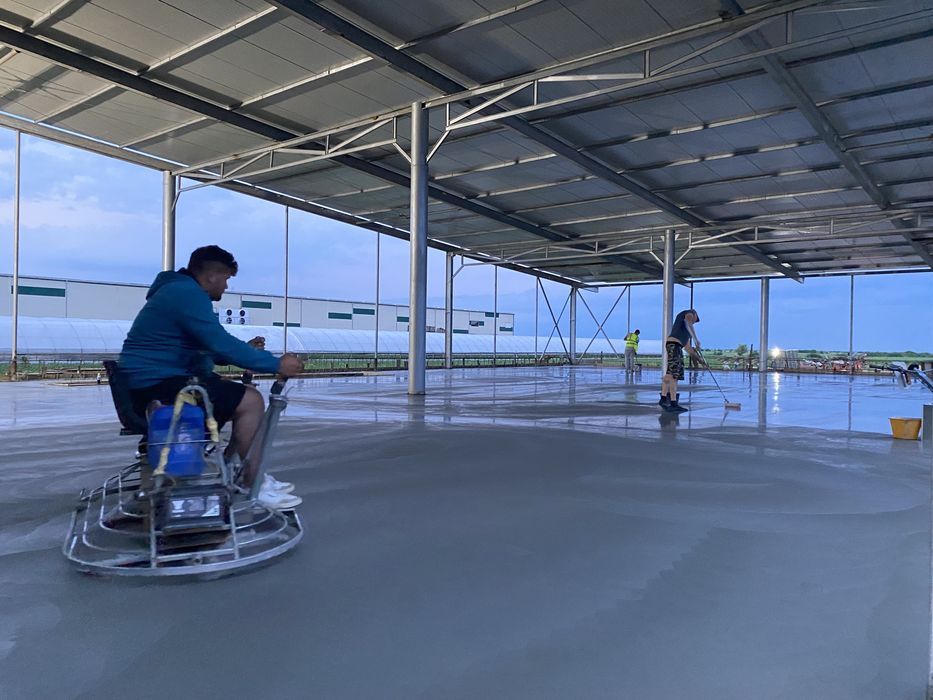 Beton Elicopterizat finisat mecanic