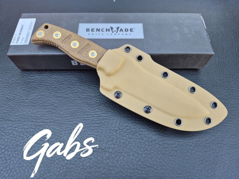 Нож Benchmade Fixed Adamas 375FE-1,Sibert  Design,CPM CruWear ,фултанг