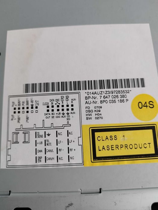 Оригинално радио за Audi