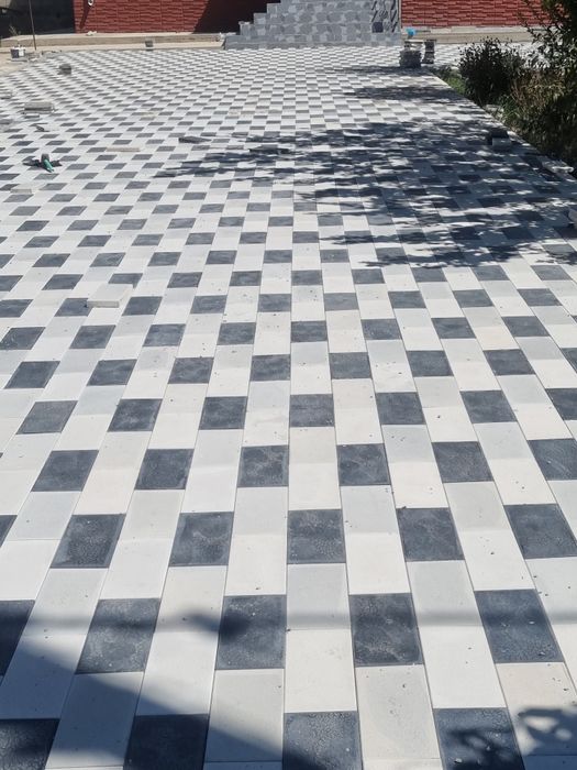 Укладка брусчатка