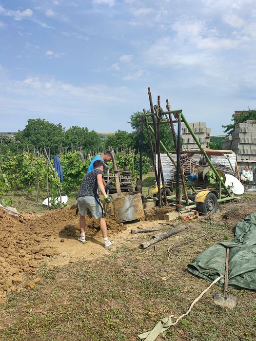 Execut fântâni electromecanizat tub beton  700mm