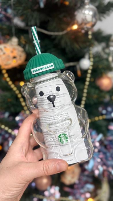 Стакан Starbuks «Медведь» 590 мл.