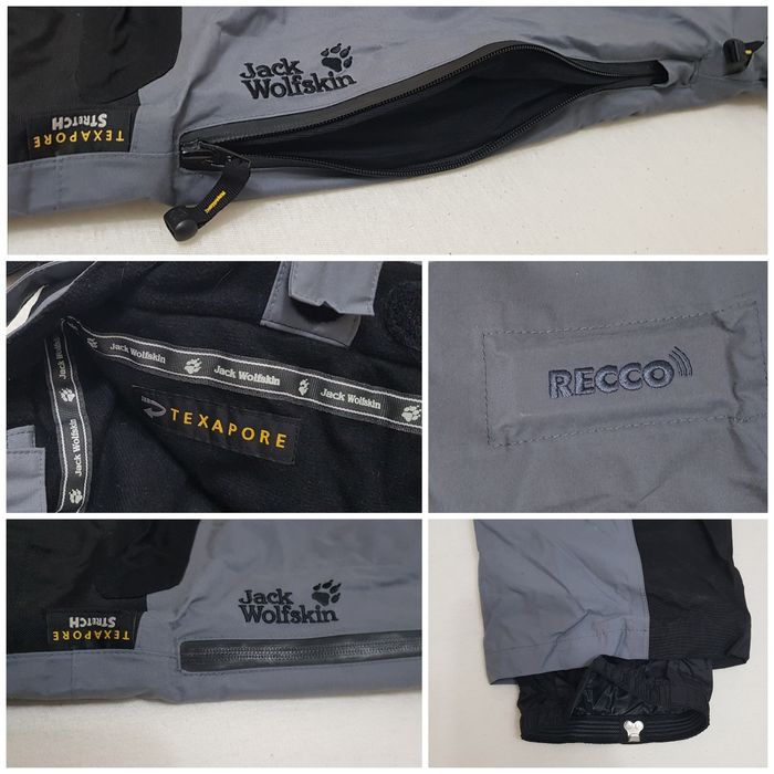 Pantaloni schi snowboard Jack Wolfskin Texapore Stretch Recco nr S 48