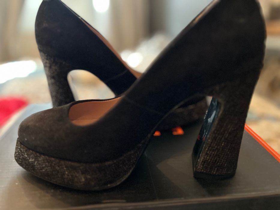 Pantofi Epica, piele întoarsă, mărimea 36