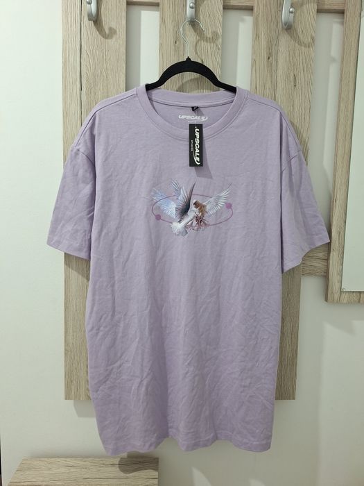 Tricou bărbați Upscale by Mister Tee Vive la Liberte 100% bumbac, nou cu etichetă, mărimea L