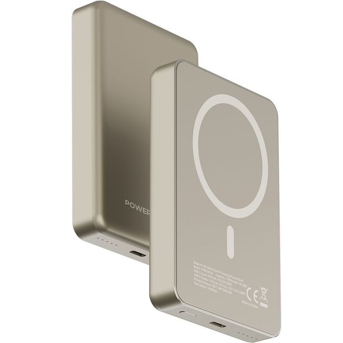 PowerBank 10000mAh MagSafe Aluminum Power Bank with Battery Level Ind