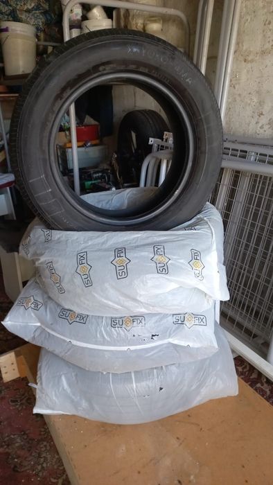 Шина лето  новый месяч ездил