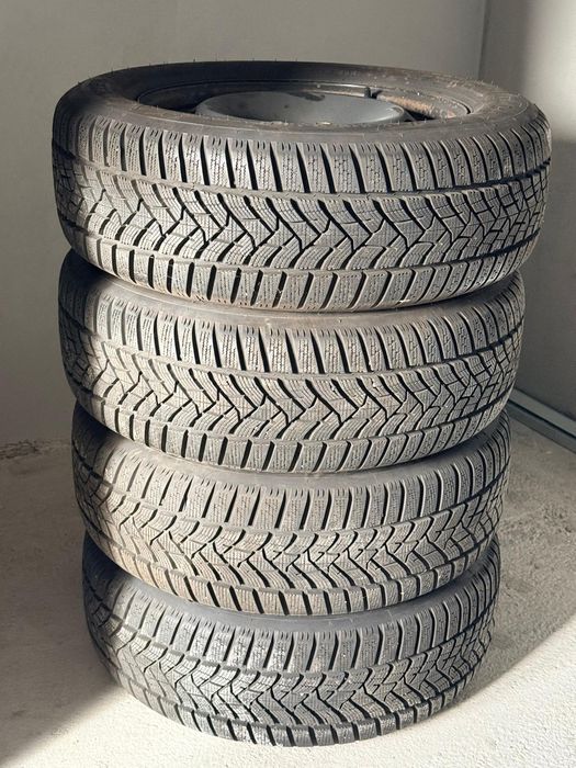 Jante tablă Passat B8 cu anvelope215/60/16 Dunlop ca noi