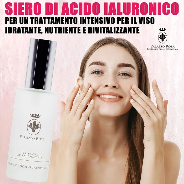 Palazzo Rosa Ser de Acid Hialuronic pentru Faţă - Anti-Riduri, 30 ml.