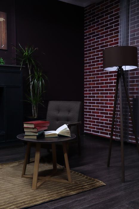 Стул черный/коричневый