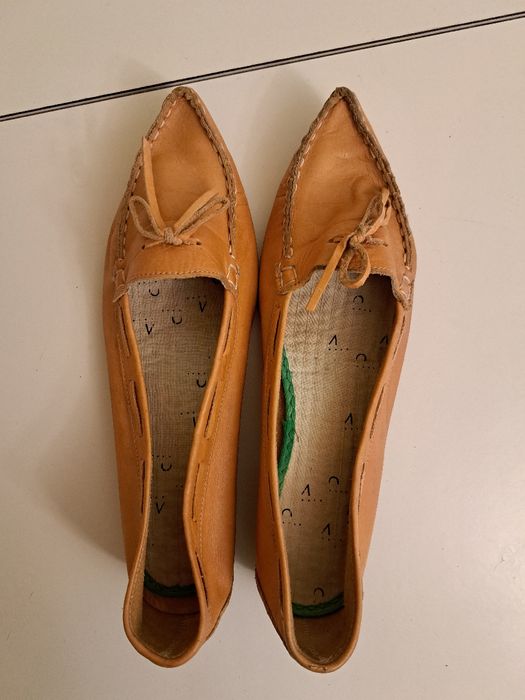 Balerini/mocasini de piele