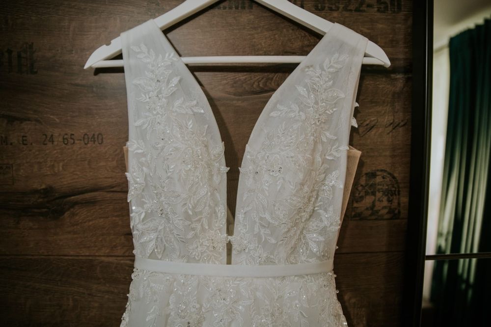 Rochie mireasă model A line