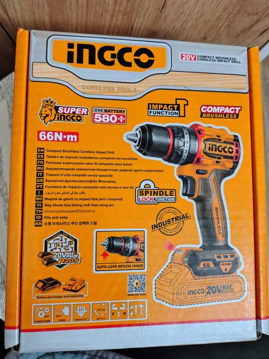 Продаю Шуруповерт INGCO 66Nm