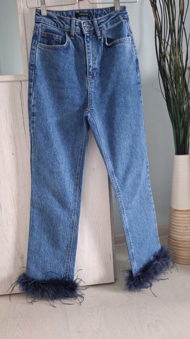 Blugi Trendyol cu pene