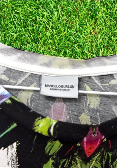 Tricou Marcelo Burlon Alb