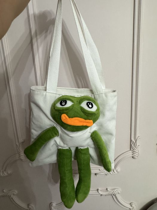 продаю шоппер с лягушкой