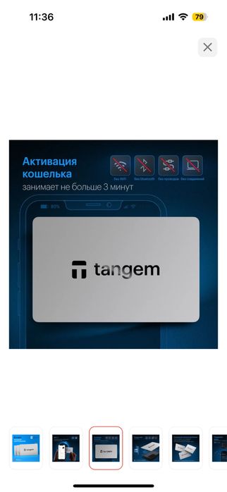 Криптокошелек Tangem Wallet 2.0 (2 cards)