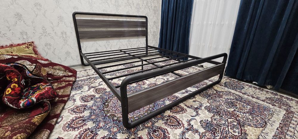 Кровать металлический / кровать / железный кровать лофт temir krovat