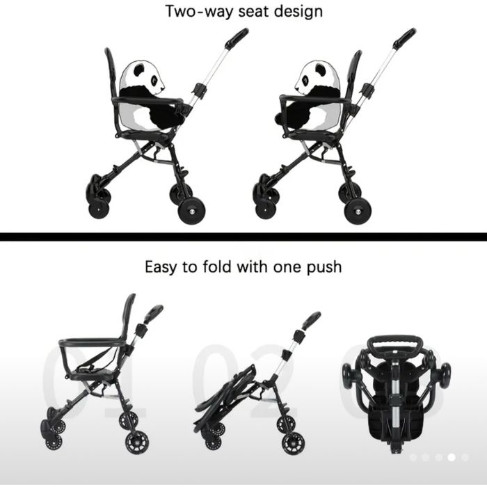 Лкгкая коляска-стульчик для прогулки