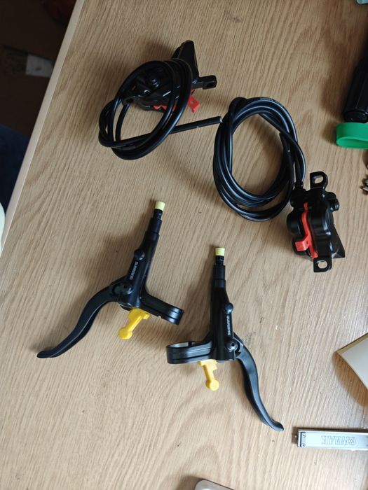 Shimano тормоза 4 поршня