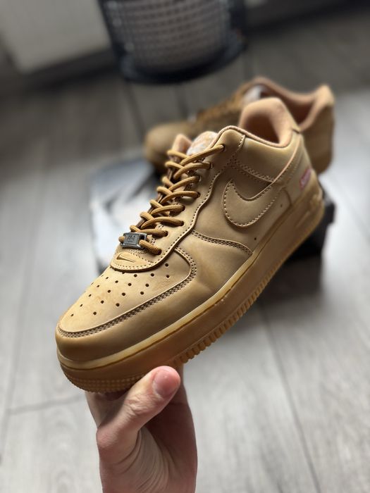 Nike AirForce 1 X Supreme Brown 41