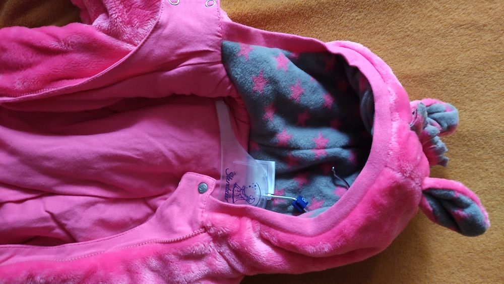 Бебешки зимен гащеризон 68см