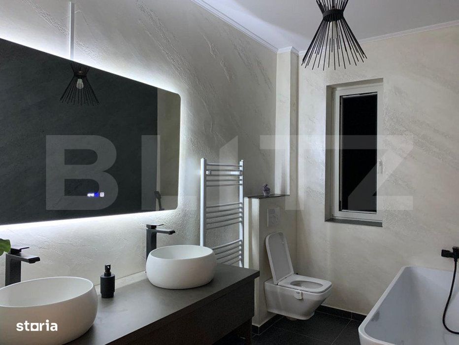 Casa de inchiriat ,moderna , 4 camere , 120 mp , 470 mp teren