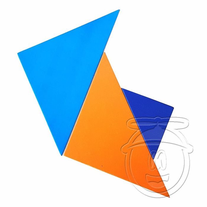 Игра Танграм в кутия с много части и карти