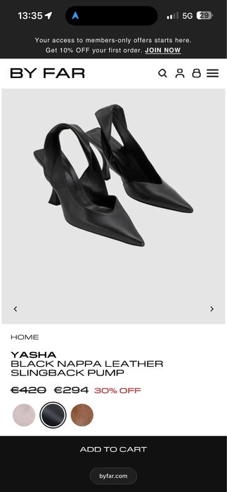 By Far Yasha Nappa Slingback Pump