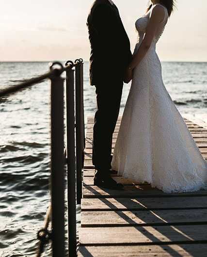 сватбена рокля Pronovias - едра дантела