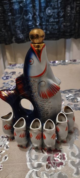 Графин Рыбка со стопками