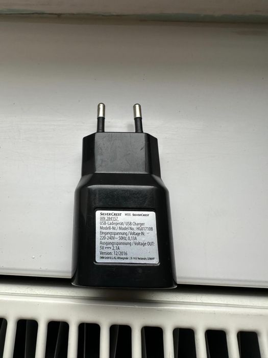 Adaptor încărcător de priză tip USB-A SILVERCREST 2.1A charger NOU