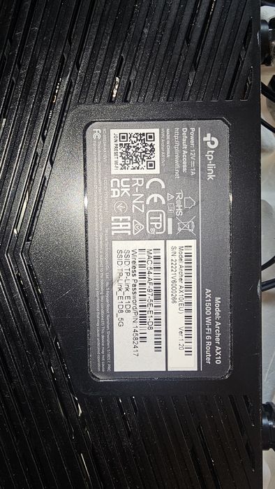 Router Tp link AX 1500 WI FI 6