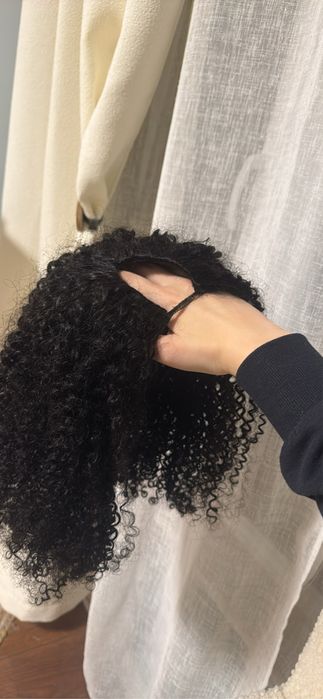 Афро естествена перука