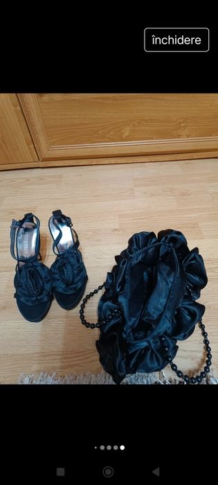 Set sandale cu poșetă elegante