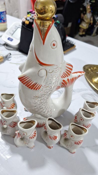 Набор рыба плюс рюмки