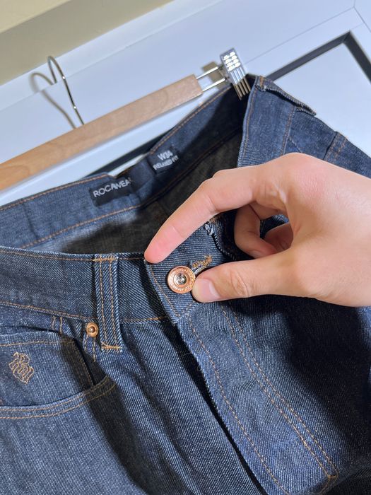 Мъжки рап дънки Rocawear (baggy denim hip hop pants размер 34)