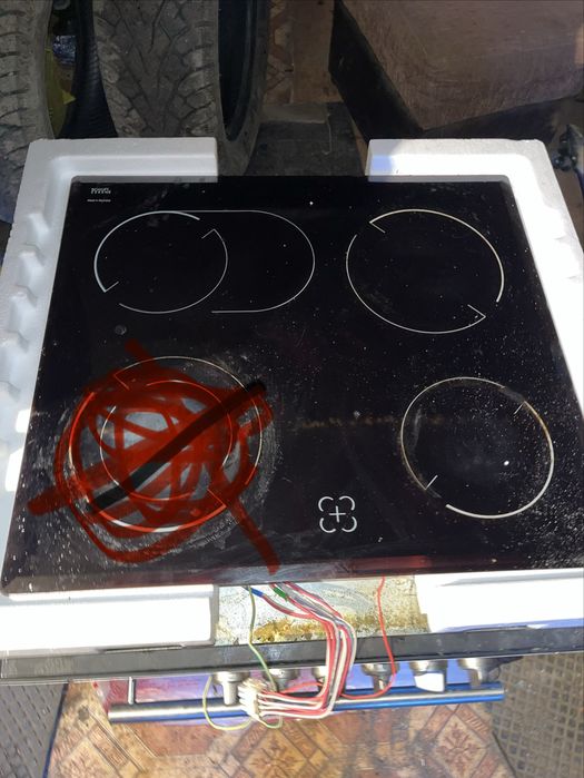 Духовой шкав с электроплитой