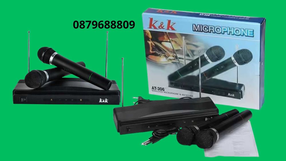 Комплект безжични микрофони RLAKY WR-306