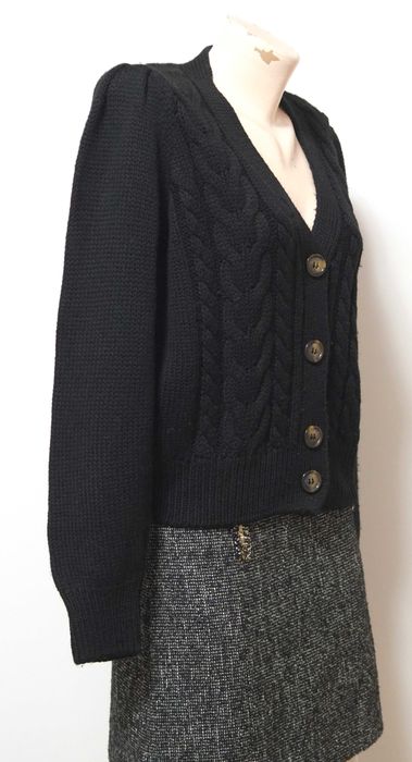 Cardigan negru Luisa Spagnoli marimea M