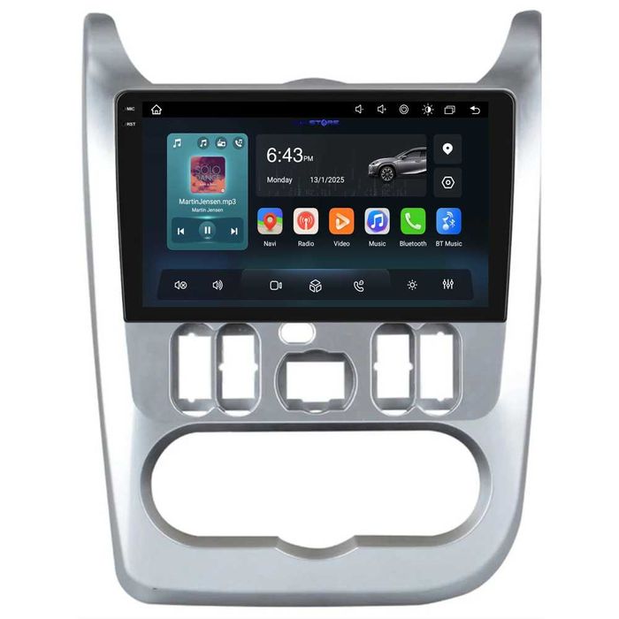 Navigatie Dedicata Dacia Logan/Sandero/Duster 9Inch, BT, Wi-Fi Carplay