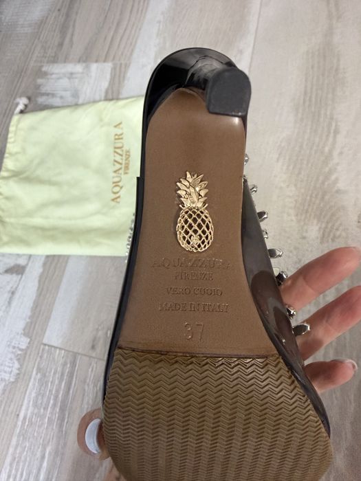 Aquazzura дамски обувки на ток с камъни