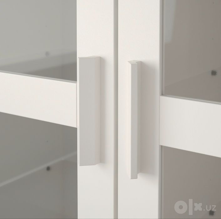 Шкаф-Витрина - IKEA BRIMNES, 80/190/35 см Белый