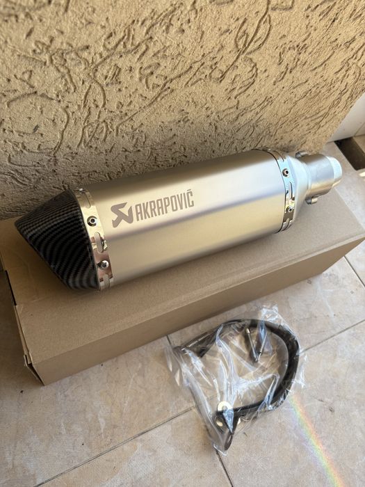 Спортно гърне Akrapovic 40 см за мотор,пистов,мотоциклет