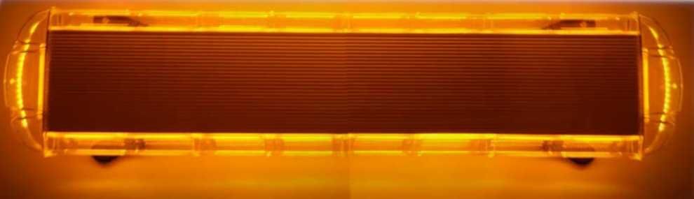 Мощна аварийна сигнална лампа 98 см LED ЛЕД блиц маяк буркан лед бар 12-24V със 16 режима