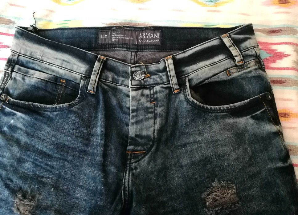 Дънки сини мъжки ARMANI