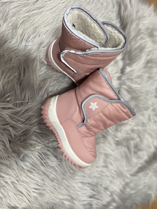 Ghete de zapada impermeabile, imblanite, fete, marime 25, Sinsay