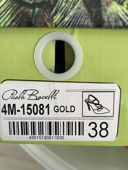 Сандали с висок ток Paolo Botticelli