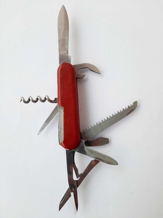 Briceag vintage elvetian , original, Wenger Forester Delemont. RAR!