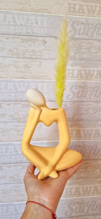 Вазы керам декор окна стола